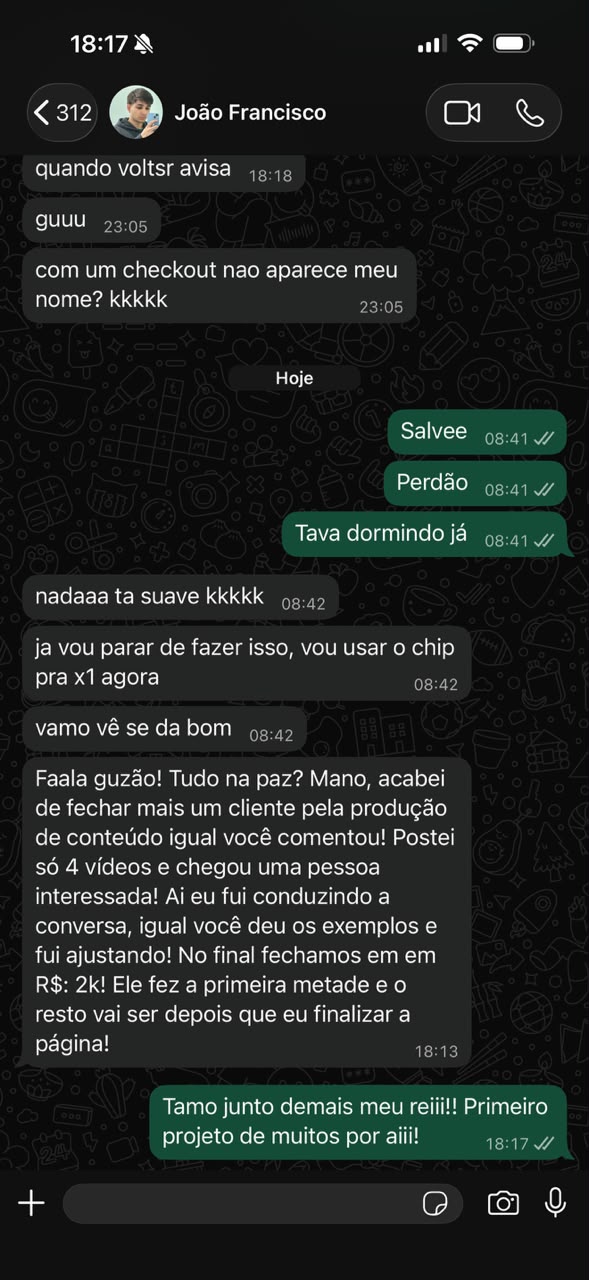 Depoimento de aluno 4